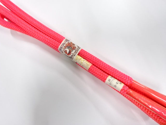 未使用品　正絹　手組帯締め